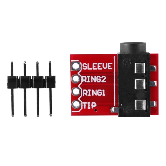 TRRS 3,5 Mm Klinke Breakout Board KopfhöRer Video Audio MP3 Professionelles W3F2