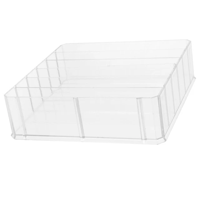 Boîte De Rangement 4 Compartiments Relaxdays – Organisateur Cosmétique Salle De Bain 32×27×10 Cm Blanc