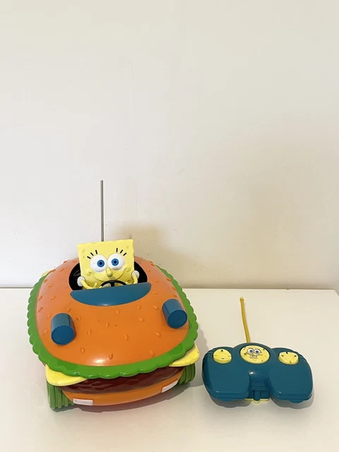 SPONGEBOB SQUAREPANTS RC Krabby Patty Remote Control Large Car Toy ...