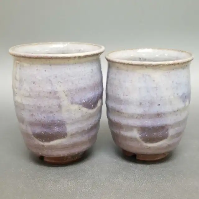 AK42)Japanese Pottery Hagi ware Yunomi/Tea Cup  by Yuuka Matsuo