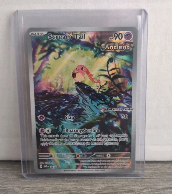 scream tail ancient pokemon card ex 197/167 Twilight Masquerade Full Art Pokemon Secret Rare : Toys & Games (Dont apply Weakness and Resistance for Benched Pokmon.) Scream Tail - 042/131