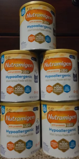 5 cans of Enfamil Nutramigen 12.6 oz each.