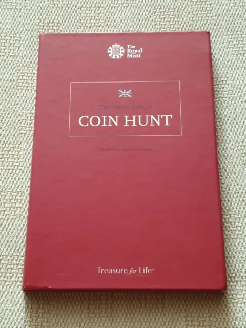 🌈 Royal Mint The Great British Coin Hunt UK 50p Coin Collector Album - Empty