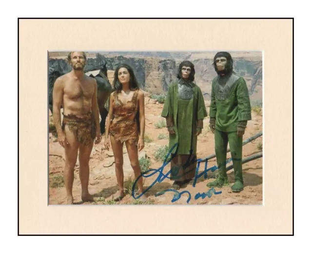 Linda Harrison Nova Planet Apes Original Signed 10x8 Mounted Autograph Photo COA
