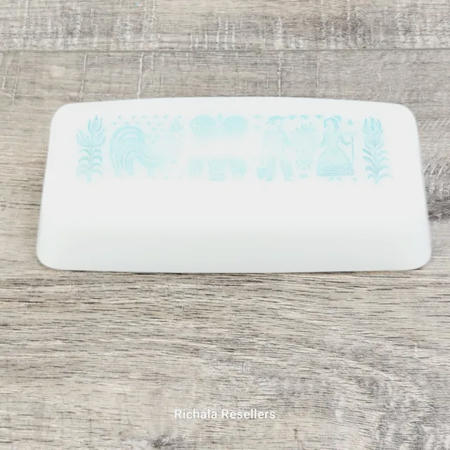 Pyrex Amish Butterprint Butter Dish Replacement Lid Only Vintage See Description