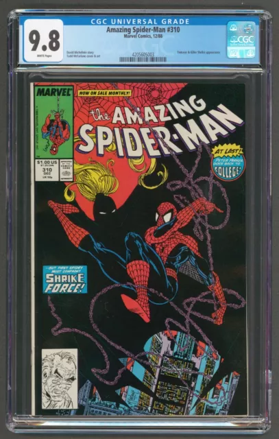 Amazing Spider-Man #310 CGC 9.8 NM+/MT WP 1988 Marvel Comics