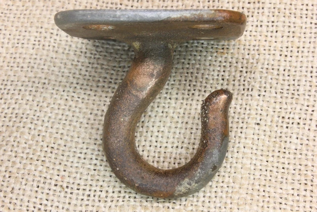 Old Plant Wall Hook Porch Ceiling Barn Hanger Rustic Vintage Copper Iron 2 X 2”