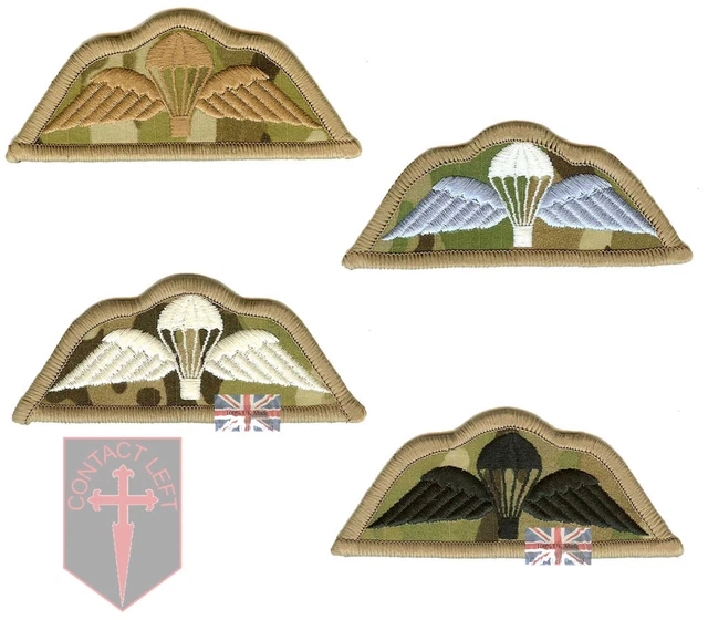 Grande A3 British Airborne Forces Insignia Poster Para Ali / Dz Lampeggia ( UK