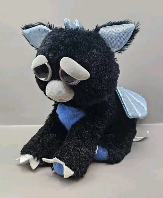 FEISTY PETS BLACK Blue Wing Dragon Francisco Flamefart Soft Toy 14.99 PicClick UK