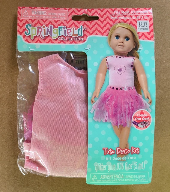 Springfield Collection, Ballet Tutu Deco Kit w/ Glue, Fits Most 18 in Dolls Springfield Collection, Ballet Tutu Deco Kit w/ Glue, Fits Most 18 in Dolls