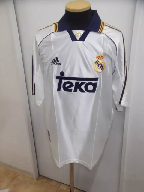 NWT REAL MADRID 1998 HOME Jersey Camiseta Shirt Raul Hierro Redondo Seedorf