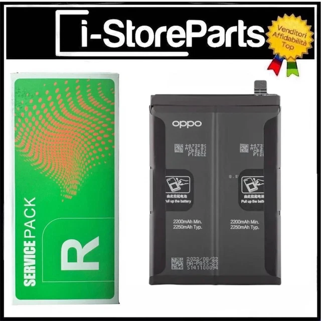 Batteria BLP831 Per Oppo Find X3 E X3 Pro – 2250mAh, 8.9V, Con Set Di Attrezzi Per Sostituzione