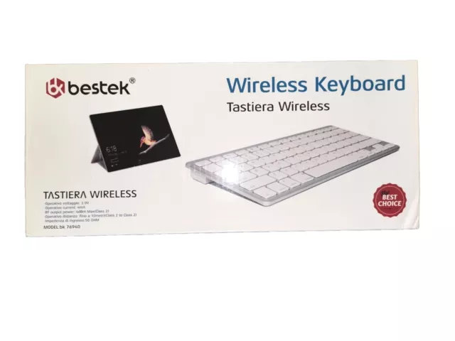 Tastiera Wifi Wireless Keyboard Portatile Leggera Per Pc Tablet Smartphone Nuova