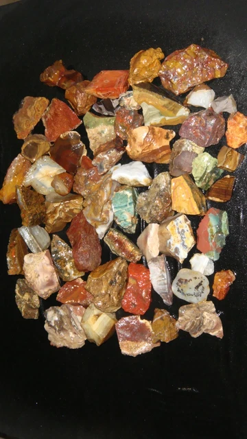 Old Mixed Agate And Agate Rough Lot   15  1/2  +  Pounds