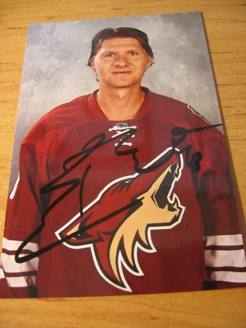 +++ Martin Erat  -  Olympic Bronze Medal - Czechia - SIGNED PHOTO - de