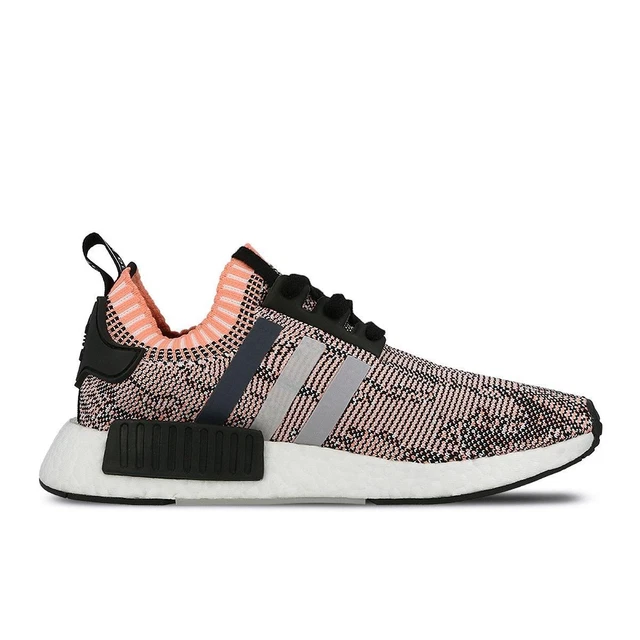 DONNA NMD R1 W Pezzi Sole Brilla Rosa Scarpe da Corsa BB2361 EUR