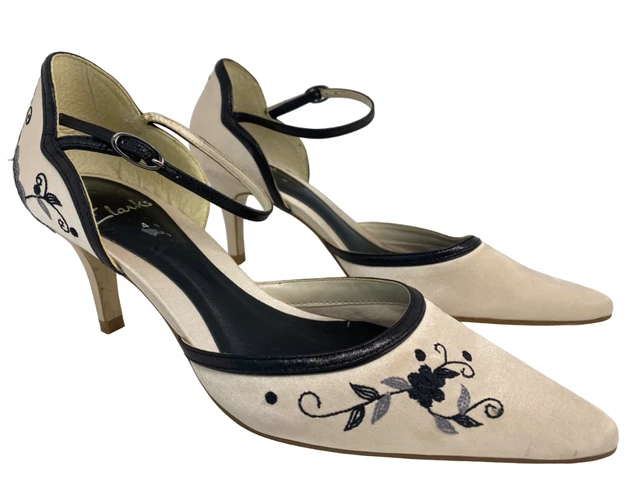 Clarks store satin shoes