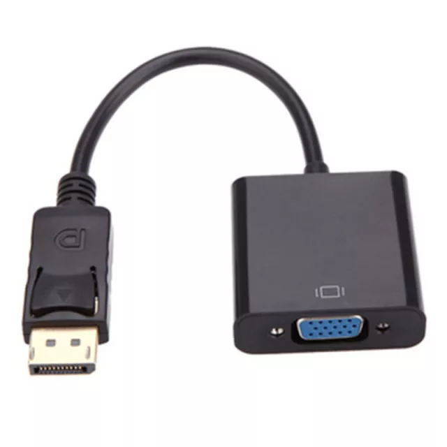 HD Display-Port DP-Stecker zu VGA-Buchse Adapterkabel Kabel DisplayPo JP