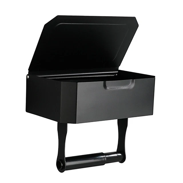 Soporte para rollos de papel - Soporte de papel de montaje en pared impermeable a prueba de humedad (B)