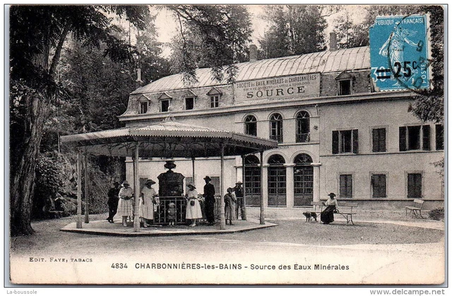 69 CHARCOALNIERES LES BAINS - Source of mineral waters
