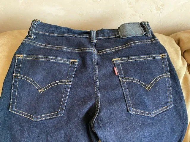 Levi's 511 Performance Slim Stretch Medium Dark Wash Jeans Boys 16R 28x28