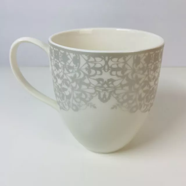 Denby Monsoon Silver Filigree Mug