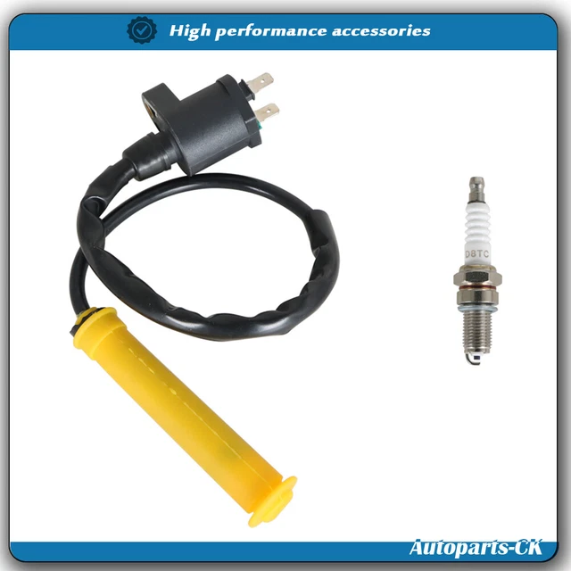 For 1993-2016 Honda XR650L 30510-MN1-680 30700-KF0-163 Ignition Coil Spark Plug