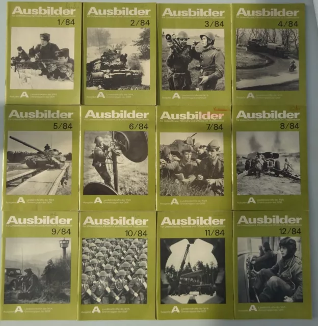 Ausbilder Nr 1-12 Jahrgang 1984 komplett, Landstreitkräfte NVA, DDR Grenztruppen