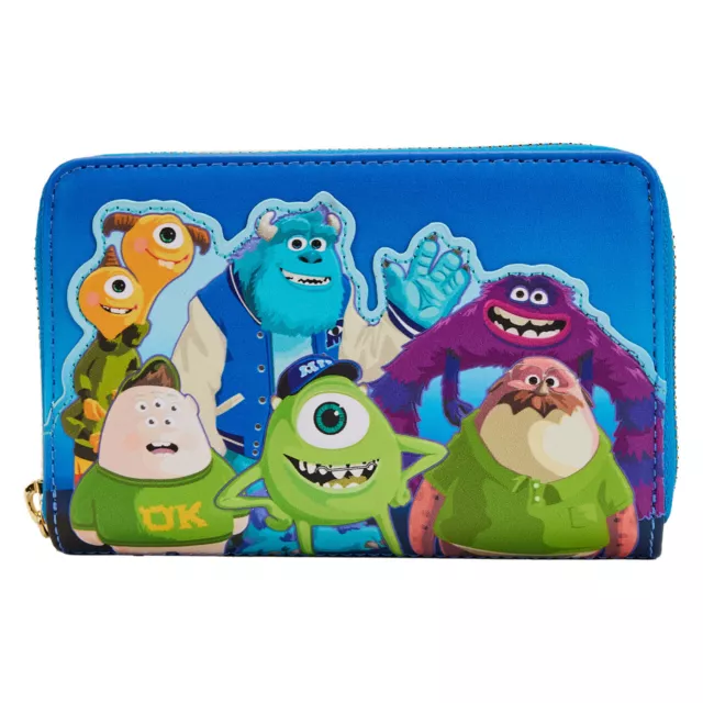 Loungefly Disney Pixar Monsters University Scare Games Zip Around Wallet