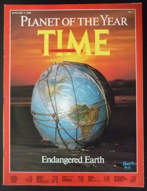 Endangered Earth Planet Of The Year Time Magazine January 2, 1989
