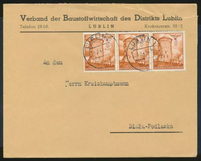 Generalgouvernement Nr. 41 MEF (3) Brief LUBLIN 26.2.41 - BIALA #111407