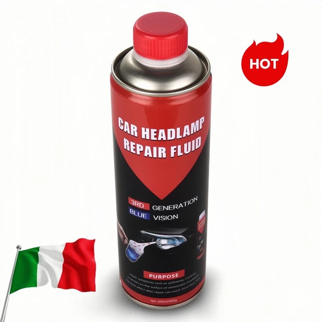 Polimero Liquido GENERICO Per Ripristino Fari Auto - Ricarica 800 Ml Per Lucidatura Fanali - Foto 11