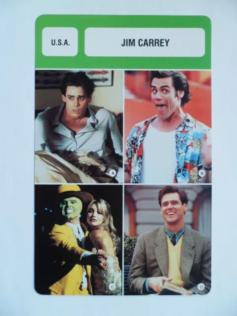 Carte Fiche Cinema  Jim Carrey