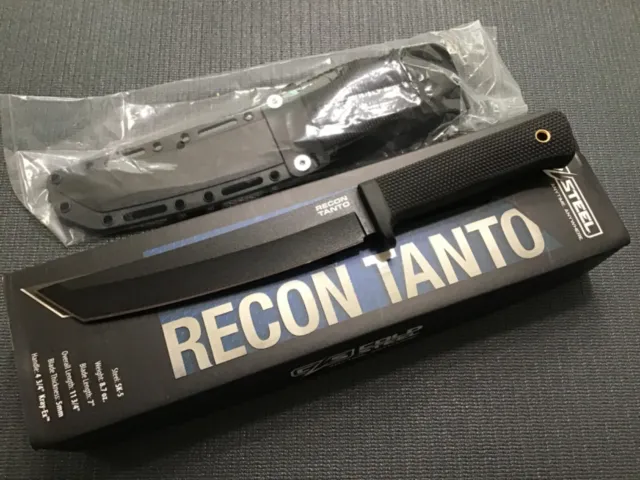 COLD STEEL RECON Tanto Fixed Blade Combat Knife NEW $45.95 - PicClick