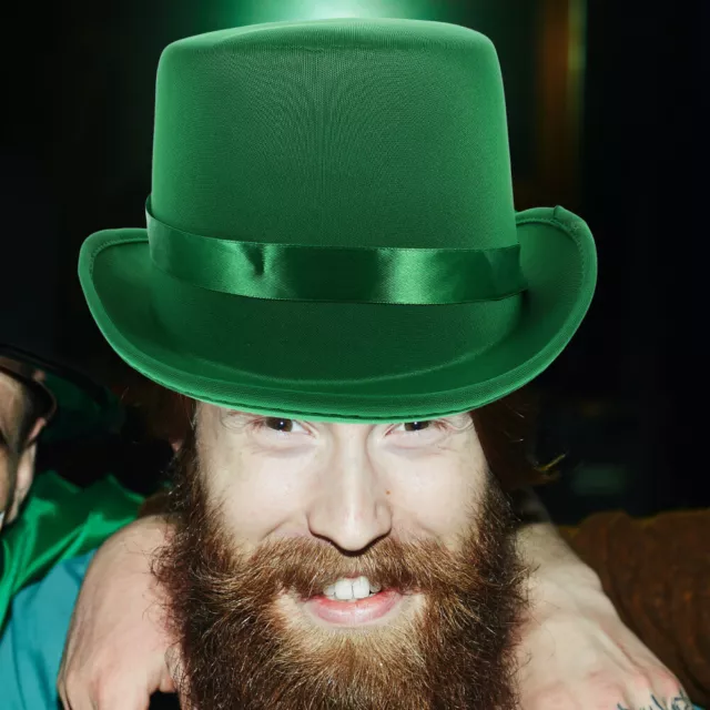 Día de San Patricio Sombrero Trébol Gorra Disfraz para Fiesta 3