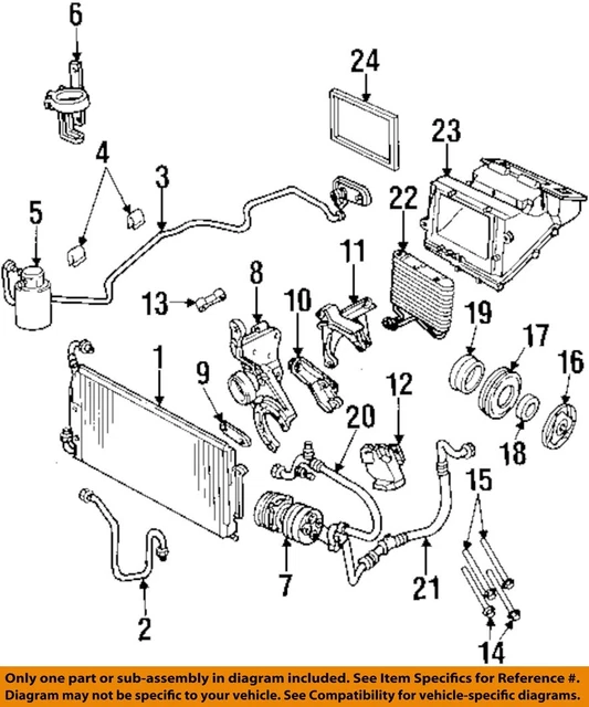 GM OEM A/C AC Mount 24570441 52.