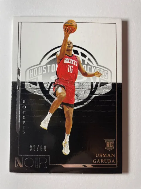 2021-22 Panini Schwarz NBA Icon Edition Usman Garuba Rockets RC/99 Card