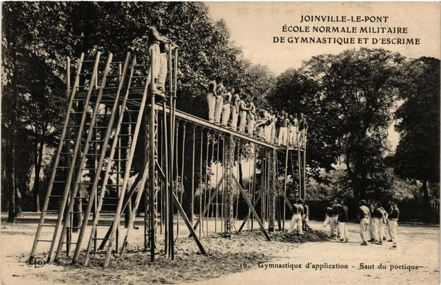 CPA AK JOINVILLE-le-BRIDGE Gymnastics Application. Jump from the Portico (676027)