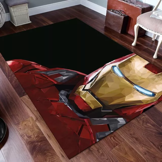 Marvel Rug, Iron man, Iron man rug, Avengers rug,Area rug,Popular rug,Kids room