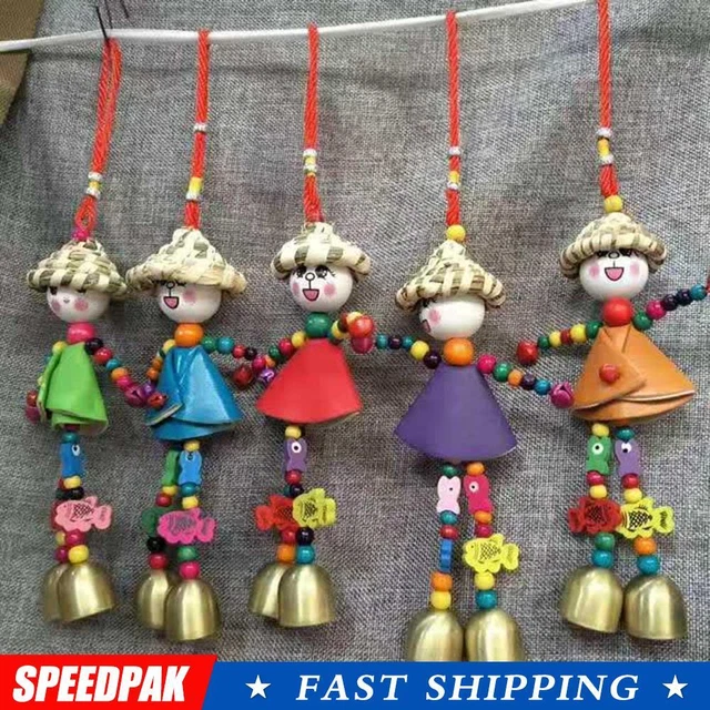 Hanging Doll Bird Chew Toy Parrot Budgie Parakeet Cockatiel Bite Toy T3J0
