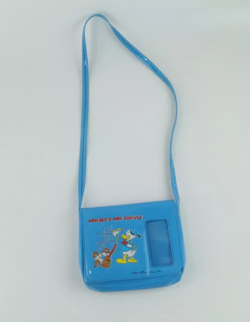 Walt Disney - Donalds Mal Schule - Vintage Kinder Hand Tasche Blau