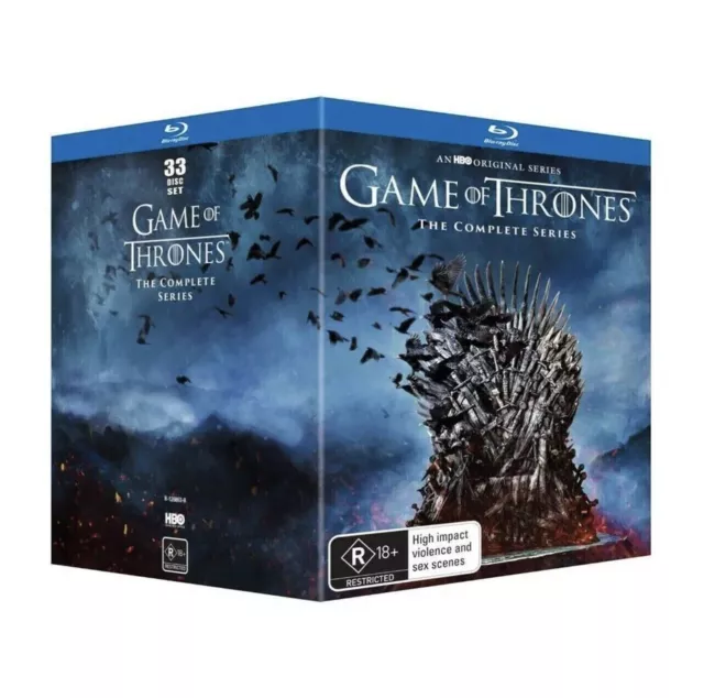 Game of Thrones The Complete Series Seasons 1-8 Blu-Ray Box Set New AU Version