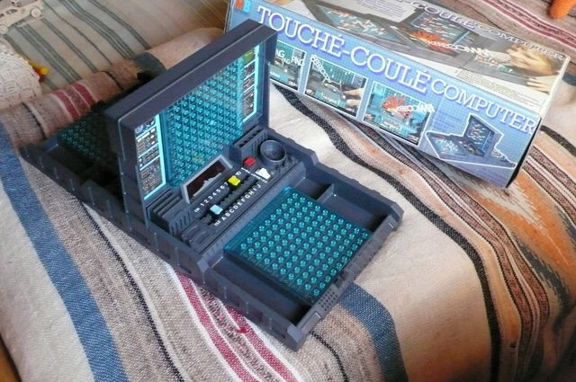 Jeu électronique Touché Coulé MB, Bataille Navale Vintage, édition Milton Bradley