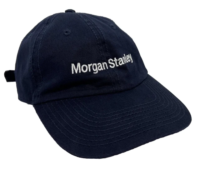 Morgan Stanley Hat Cap Strap Back Blue Adult Adjustable Size Cotton KDP Banking