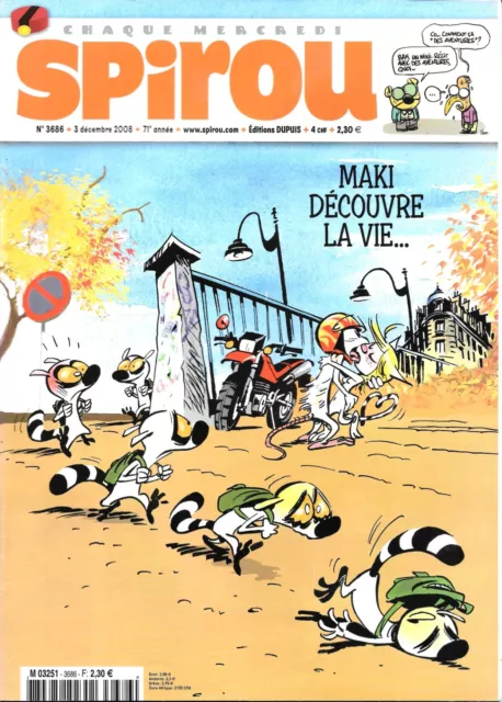 Spirou N° 3686 (03/12/2008) - Encart Central : Les Cavaliers De L'Apocadispe