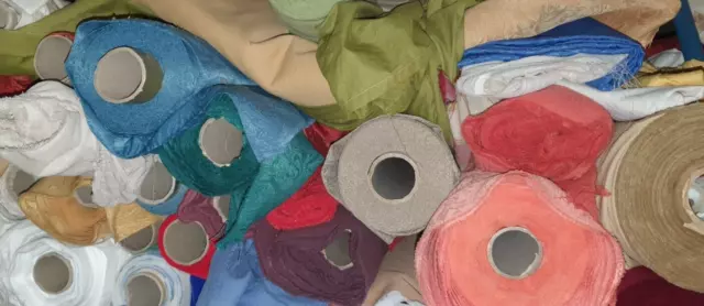 10 kg Heimtextilien Stoff Reste Bunte Mix Überraschung als Restposten