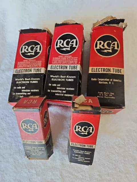 Vintage Lot O Large Electron Radio TV? Tubes Probably Used? Untested Not All RCA