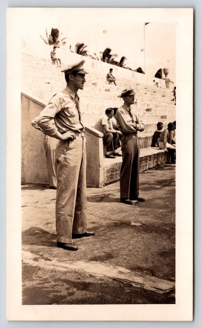 MILITARY WWII ERA Photograph Picture Soldiers in Uniform £8.75 ...