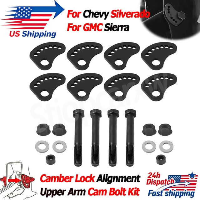 CAMBER LOCK ALIGNMENT Fix For Silverado/Sierra 1500 99-18 Upper Arm Cam ...