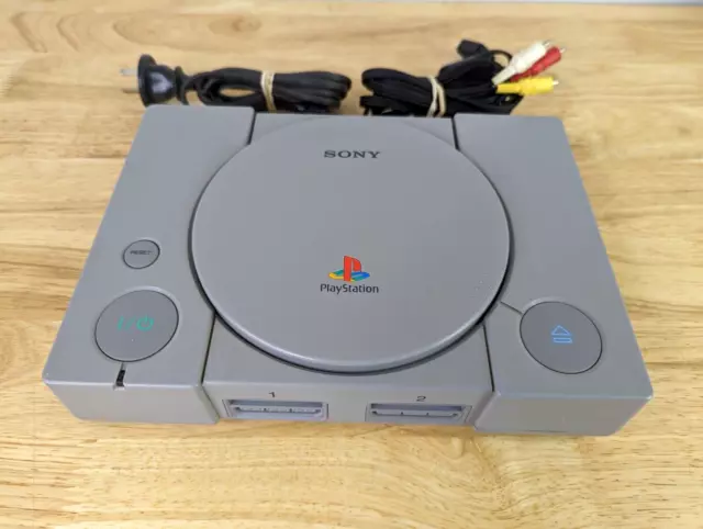 Sony PlayStation One PS1 Console tested and works SCPH-7502 | VGC W/Cables